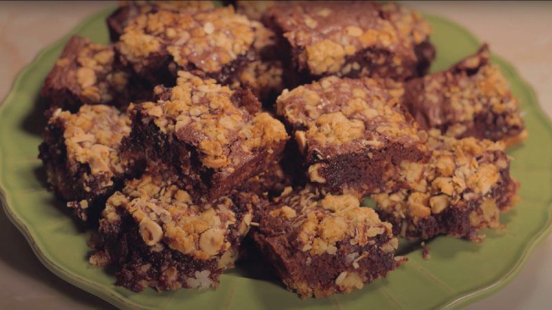 oatmeal coconut brownies